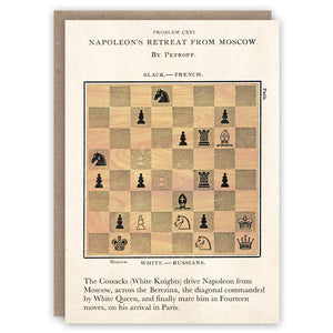 Chess greeting card