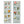vintage style language of flowers bookmark printed on recycled paper