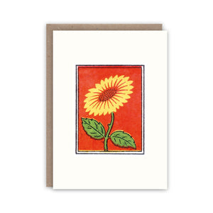 Sunflower greeting card