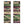 Front and back bookmark designs with a decorative Japanese pattern featuring birds and abstract shapes in green purple and beige.