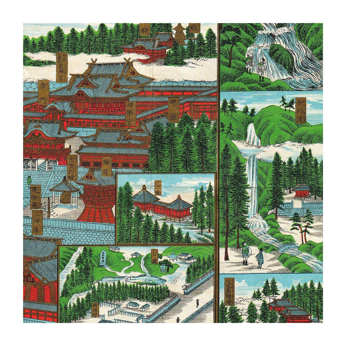 View of Nikko map – The Pattern Book