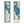 Blue and beige bookmark designs, front and back, with fish designs on a white background