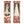 Two vintage-style bookmarks with illustrations of women in long dresses on a red and gray patterned background.